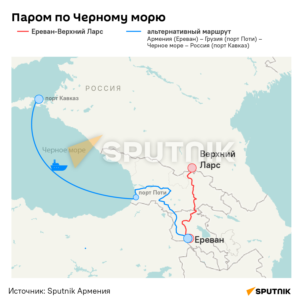 Паром по Черному морю - Sputnik Армения