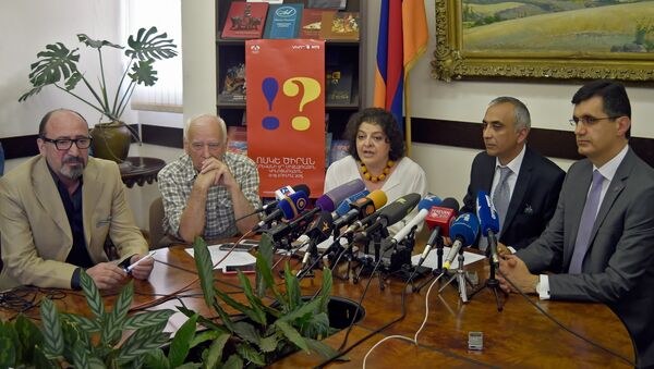 Пресс-конференция, посвященная кинофестивалю «Золотой абрикос» - Sputnik Армения