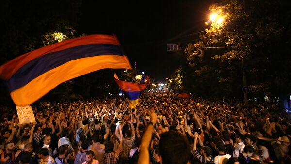 Акция протеста в Ереване - Sputnik Армения