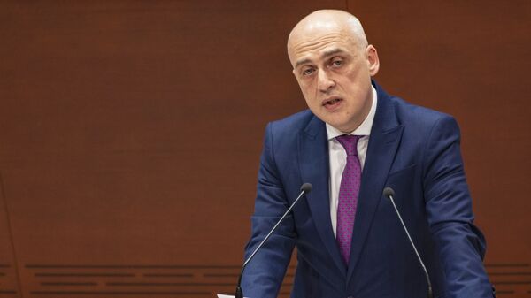 Министр иностранных дел Грузии Давид Залкалиани выступает на заседании зимней сессии ПАСЕ (27 января 2020). Страсбург - Sputnik Армения