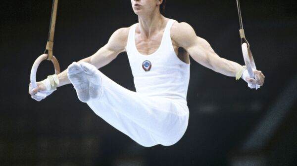 Абсолютный чемпион СССР 1979 года по спортивной гимнастике, олимпийский чемпион 1980 года в командном первенстве Эдуард Азарян - Sputnik Արմենիա