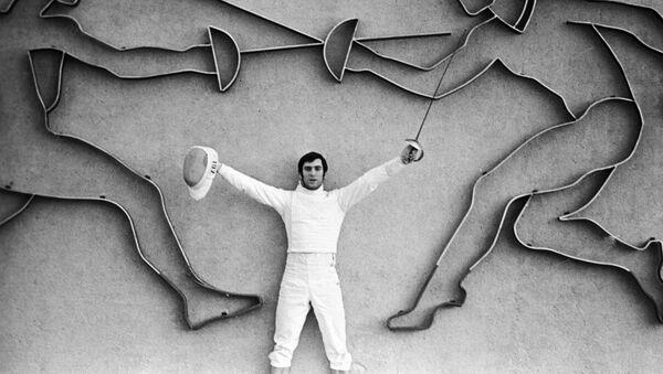 Олимпийский чемпион 1976 года, чемпион СССР фехтовальщик Виктор Кровопусков. - Sputnik Армения