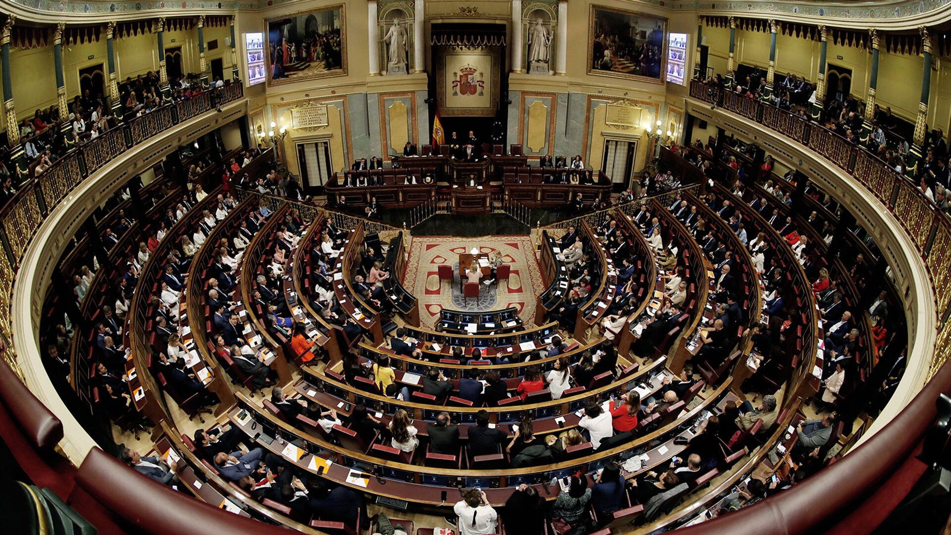Законодатели собираются на открытие сессии нового парламента Испании (21 мая 2019). Мадрид - Sputnik Армения, 1920, 12.12.2022