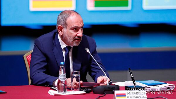 Речь премьер-министра Армении Никола Пашиняна на заседании Евразийского межправительственного совета (17 июля 2020). Минск - Sputnik Արմենիա