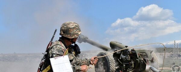 Тренировочные учения армянских военнослужащих - Sputnik Армения