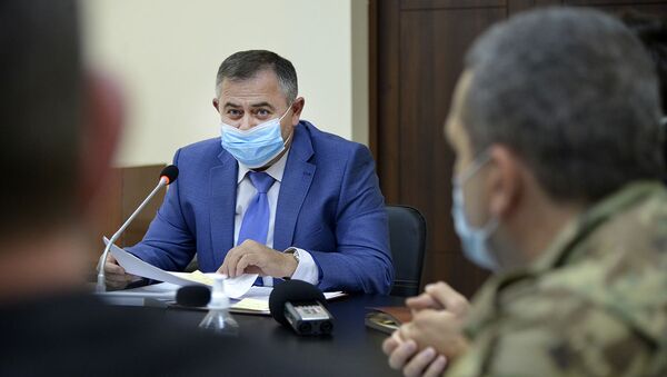 Председатель военно-промышленного комитета Министерства высоких технологий РА Артак Давтян принял руководителей компаний, производящих армянские беспилотные летательные аппараты (БПЛА). - Sputnik Армения