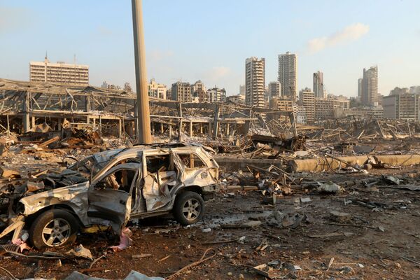 Разрушения после взрыва в Бейруте (4 августа 2020). Ливан - Sputnik Արմենիա