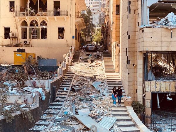 Последствия взрыва в Бейруте (5 августа 2020). - Sputnik Армения