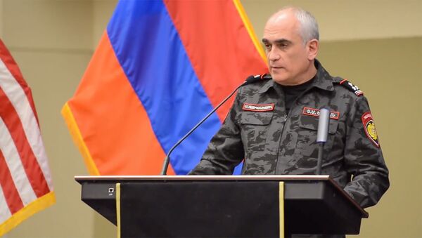 Заместитель начальника полиции Армении Тигран Есаян во время визита в Соединенные Штаты (январь 2020). США - Sputnik Արմենիա