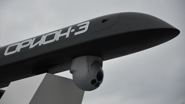 Беспилотный летательный аппарат (БПЛА) Орион-Э на выставке «Армия России – завтра»  - Sputnik Армения