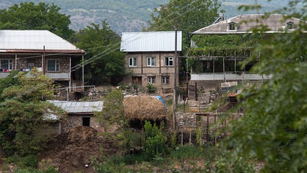 Вид на дом Акопджанянов в деревне Хаштарак (21 августа 2020). Тавуш - Sputnik Արմենիա