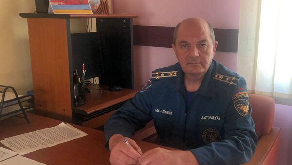 Полковник МЧС Алексан Гезалян - Sputnik Армения