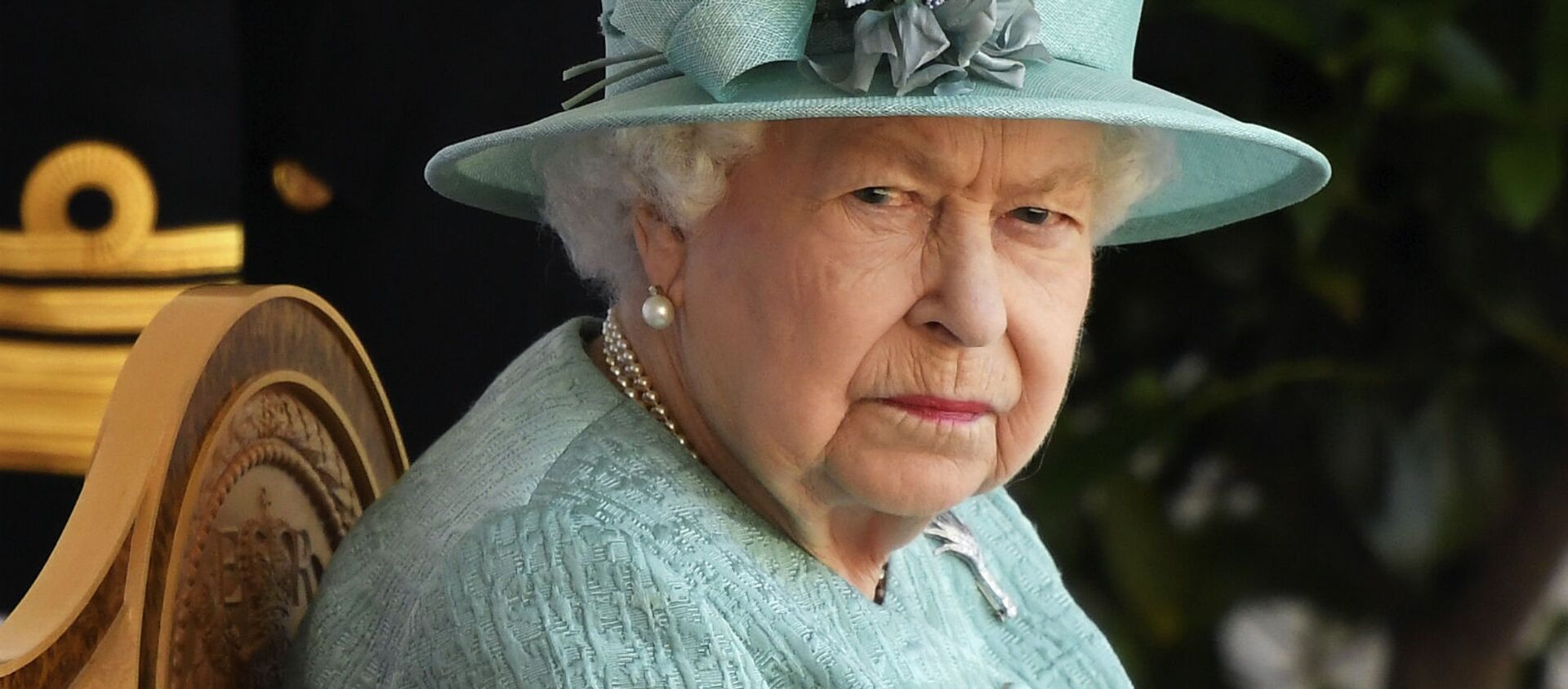 Королева Великобритании Елизавета II во время церемонии по случаю ее официального дня рождения в Виндзорском замке (13 июня 2020). Англия - Sputnik Արմենիա, 1920, 02.09.2021