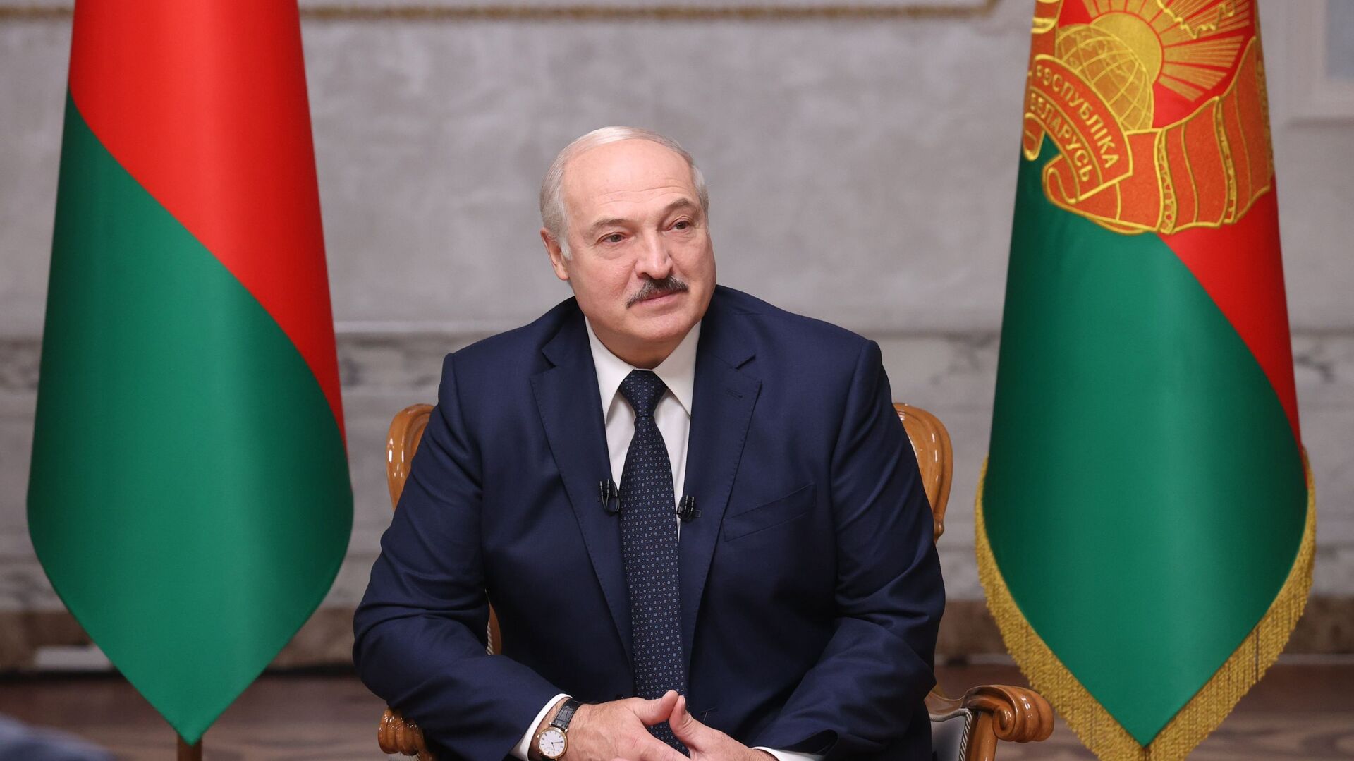 Президент Белоруссии А. Лукашенко дал интервью российским журналистам - Sputnik Армения, 1920, 07.05.2021