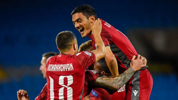 Матч Лиги Наций УЕФА между сборными Армении и Эстонии (8 сентября 2020). Еревaн - Sputnik Армения