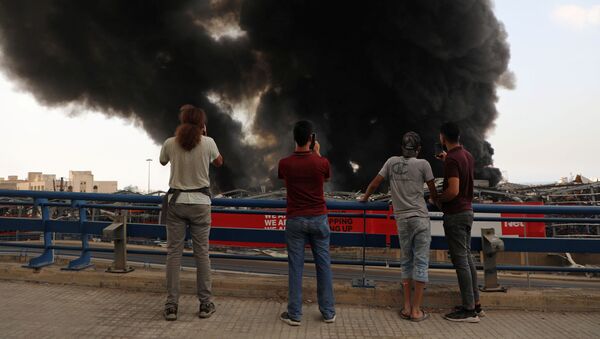 Пожар в порту Бейрута (10 сентября 2020). Ливан - Sputnik Արմենիա