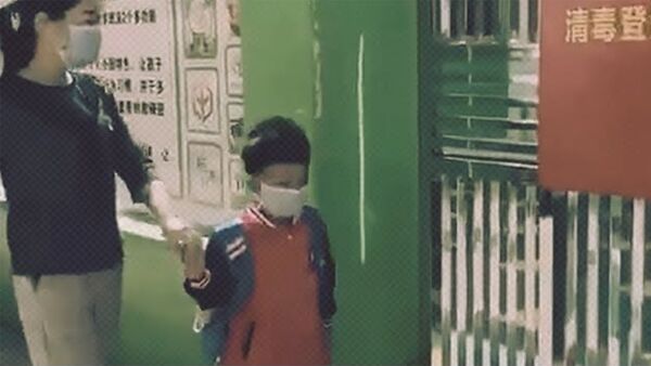 Ежедневный квест китайского дошкольника после эпидемии коронавируса - Sputnik Արմենիա