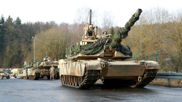 Американский танк M1A1 Abrams - Sputnik Արմենիա