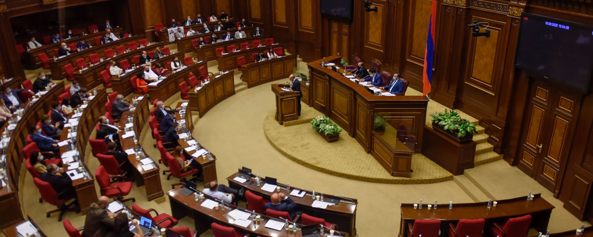 Выступление руководителя фракции Просвещенная Армения Эдмона Марукяна на очередном заседании Национального собрания Армении (16 сентября 2020). Еревaн - Sputnik Արմենիա, 1920, 14.05.2021