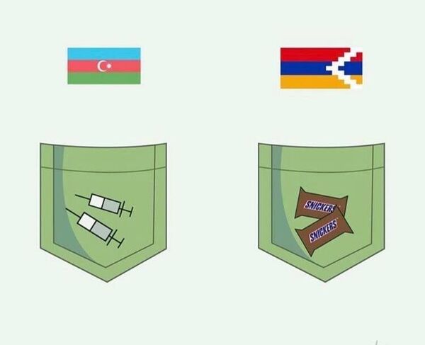 Мы вам - сникерсы, вы нам - сбитые танки: что девушки отправляют армянским военным Мы вам - сникерсы, вы нам - сбитые танки: что девушки отправляют армянским военным - Sputnik Армения
