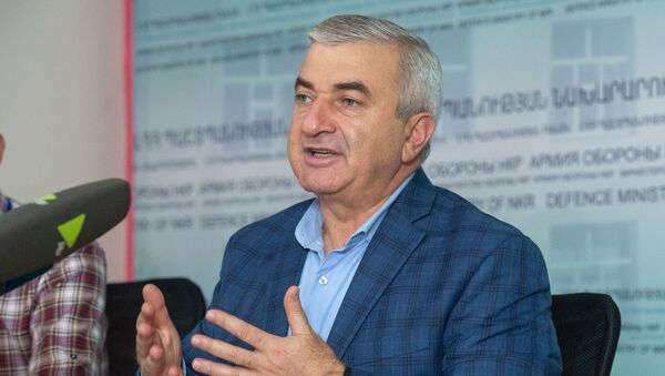 Брифинг бывшего Председателя НС Карабаха Ашота Гуляна (3 октября 2020). Степанакерт - Sputnik Արմենիա
