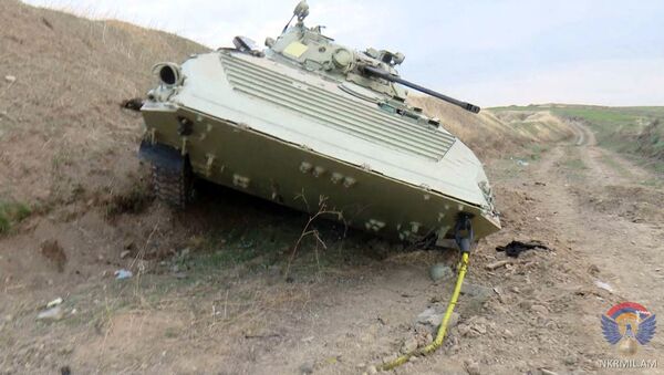 Армия обороны Карабаха опубликовала фотографии изъятого вооружения азербайджанской армии - Sputnik Արմենիա