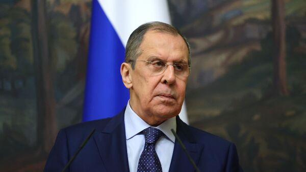 Министр иностранных дел РФ Сергей Лавров на пресс-конференции - Sputnik Արմենիա