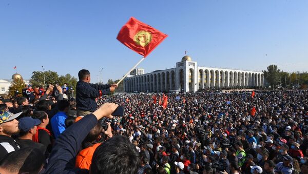 Акция протеста в Бишкеке - Sputnik Армения