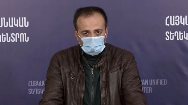 Пресс-конференция министра здравоохранения РА Арсена Торосяна (6 октября 2020). Еревaн - Sputnik Արմենիա