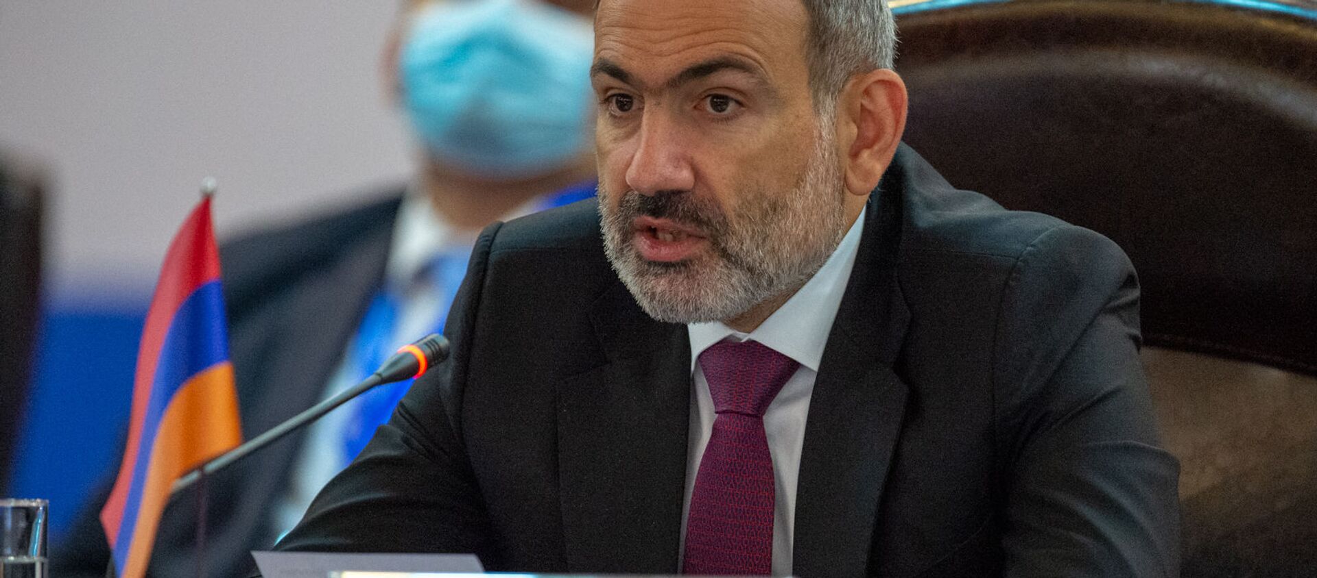Премьер-министр Армении Никол Пашинян на заседании Евразийского межправительственного совета (9 октября 2020). Еревaн Премьер-министр Армении Никол Пашинян на заседании Евразийского межправительственного совета (9 октября 2020). Еревaн - Sputnik Արմենիա, 1920, 18.10.2020