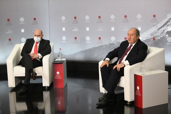 «Հույս ունեմ, որ հրադադարը կլինի խաղաղության գործընթացին վերադառնալու սկիզբը». ՀՀ նախագահ «Հույս ունեմ, որ հրադադարը կլինի խաղաղության գործընթացին վերադառնալու սկիզբը». ՀՀ նախագահ - Sputnik Արմենիա
