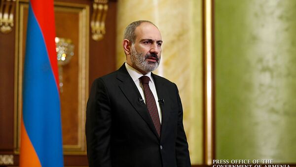 Премьер-министр Армении Никол Пашинян обращается к армянскому народу (14 октября 2020). Еревaн - Sputnik Արմենիա