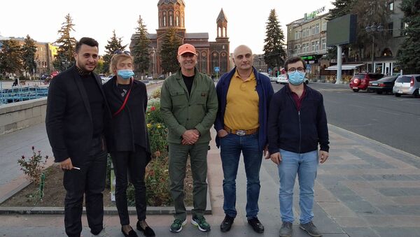 Французские врачи-волонтеры в Гюмри (17 октября 2020). Ширак - Sputnik Արմենիա