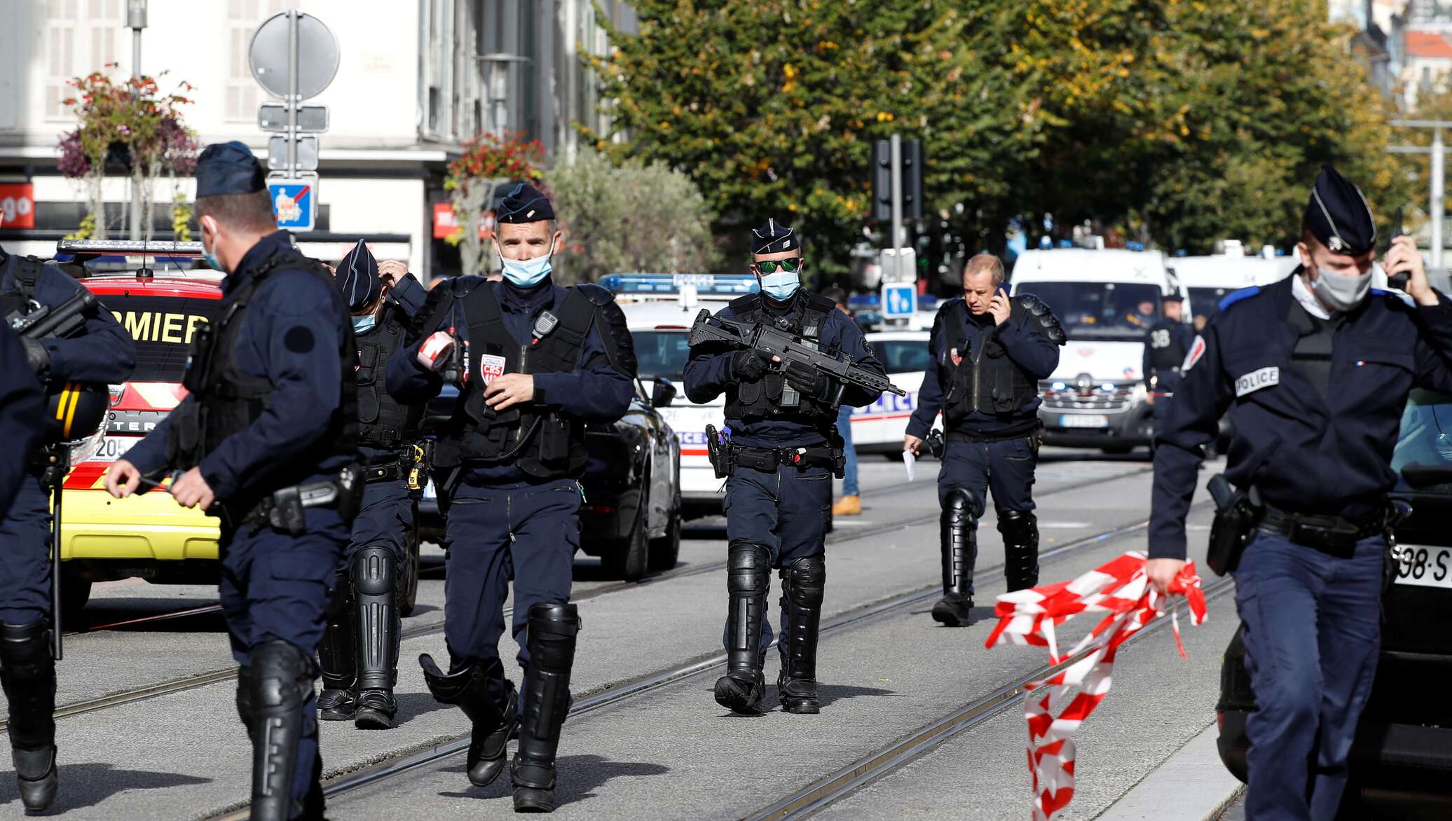 Теракт в франции. Полиция Ницца.