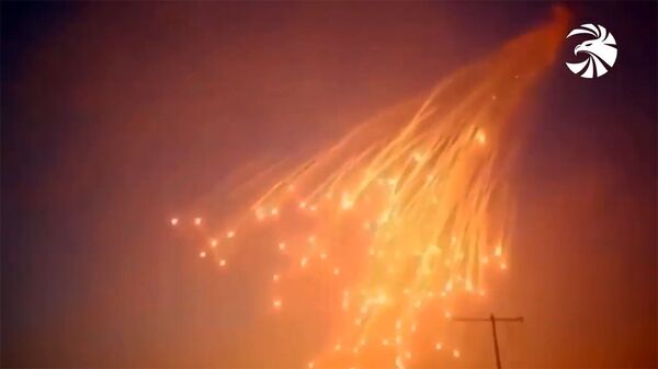 Взрыв снаряда снаряженного фосфором - Sputnik Արմենիա