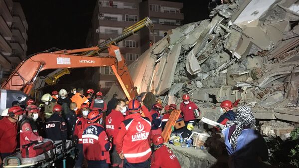  Последствия землетрясения в турецком Измире - Sputnik Արմենիա