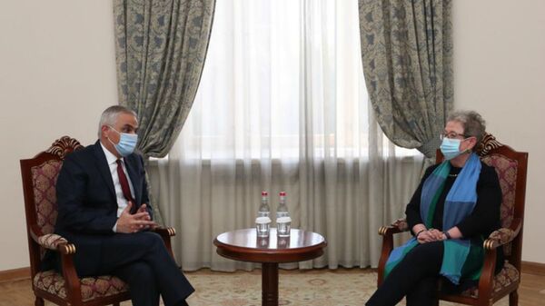 Вице-премьер Армении Мгер Григорян и Андреа Викторини - Sputnik Արմենիա