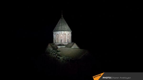 Монастырский комплекс Дадиванк перед вступлением в силу соглашения о передаче земель - Sputnik Արմենիա