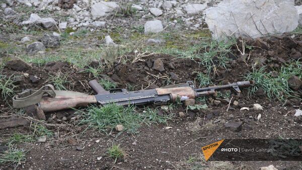 Дорога на подступе к Шуши после окончания военных действий (14 ноября 2020). Карабах - Sputnik Армения