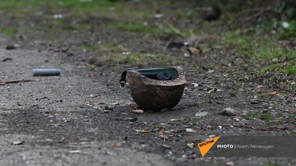 Дорога на подступе к Шуши после окончания военных действий (14 ноября 2020). Карабах - Sputnik Արմենիա