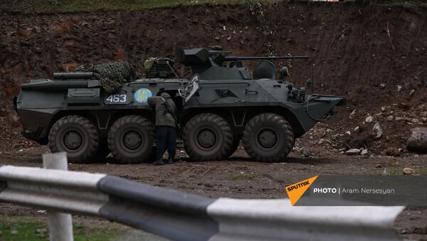 Дорога на подступе к Шуши после окончания военных действий (14 ноября 2020). Карабах - Sputnik Армения