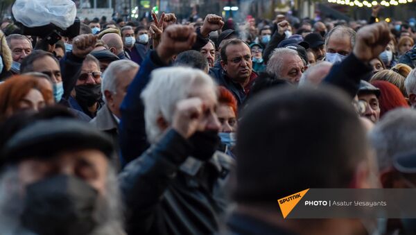 Митинг оппозиции на площади Свободы (16 ноября 2020). Еревaн - Sputnik Արմենիա