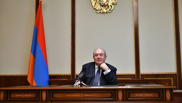 Президент Армен Саркисян обратился с речью к нации (16 ноября 2020). Еревaн - Sputnik Армения