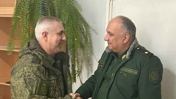  Военный прокурор РА Ваге Арутюнян провел ряд встреч во время очередной поездки в НКР (20 ноября 2020). Степанакерт - Sputnik Արմենիա