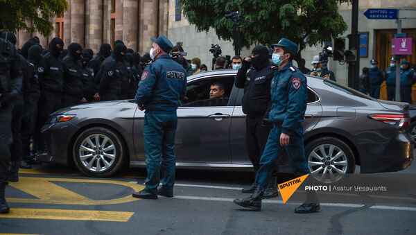 Акция протеста на площади Республики против действующего правительства (20 ноября 2020). Еревaн - Sputnik Արմենիա
