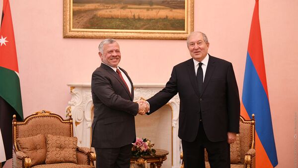 Президент Армен Саркисян встретится с Его Величеством Абдаллой II ибн Хусейном, королем Иорданского Хашимитского Королевства - Sputnik Արմենիա