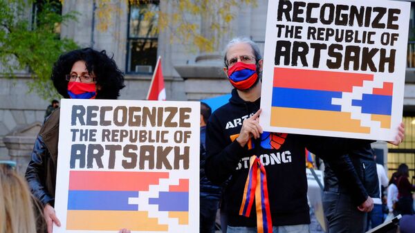 Акции протеста среди диаспоры в разных странах продолжаются - Sputnik Армения