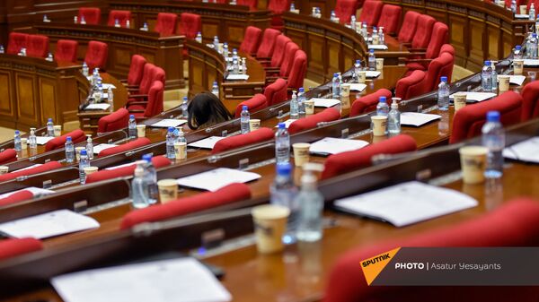 Внеочередное заседание Парламента Армении (26 ноября 2020). Еревaн - Sputnik Արմենիա