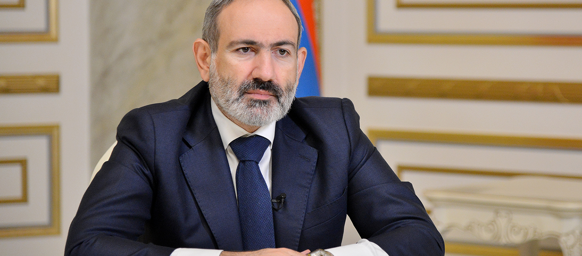 Премьер-министр Никол Пашинян во время обращения к нации (27 ноября 2020). Еревaн - Sputnik Армения, 1920, 09.02.2021