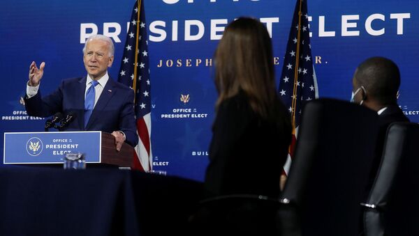 Избранный президент США Джо Байден объявляет кандидатов и назначенцев в свою команду по экономической политике (1 декабря 2020). Уилмингтон - Sputnik Армения